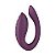 VIBRADOR DE CASAL COM CONTROLE REMOTO - COR ROXA - Imagem 5