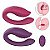 VIBRADOR DE CASAL COM CONTROLE REMOTO - COR ROXA - Imagem 2