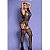 BODYSTOCKING ARRASTÃO COM STRASS - PRETO - Imagem 3