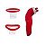 VIBRADOR ESTIMULADOR COM SUCÇÃO VAGINA E SEIOS - Imagem 2