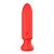 BULLET EM SILICONE COM VIBRO - COR VERMELHA - Imagem 2