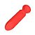BULLET EM SILICONE COM VIBRO - COR VERMELHA - Imagem 4