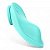 VIBRADOR DE CALCINHA RECARREGÁVEL COM CONTROLE REMOTO - 09 MODOS VIBRAÇÃO - AZUL TIFFANY - Imagem 3