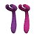 VIBRADOR PONTO G E CLITÓRIS COM ESTIMULADOR DE MAMILOS - Imagem 1