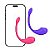 VIBRADOR - DELI - VIA APP - COR ROXA - Imagem 2