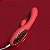 VIBRADOR DE PONTO G E CLITÓRIS - JACK RABBIT - COR VERMELHO - Imagem 4