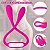 VIBRADOR PARA DUPLA PENETRAÇÃO EM SILICONE - Imagem 4