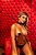 CHOKER - COLEIRA COM GUIA - COURO PU - Imagem 2