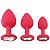 PLUG EM SILICONE COM PEDRA TRANSPARENTE - TAMANHO M - Imagem 2
