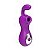 VIBRADOR E PULSADOR CLITORIANO - 2 EM 1 - COR ROXA - Imagem 2