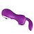 VIBRADOR E PULSADOR CLITORIANO - 2 EM 1 - COR ROXA - Imagem 4