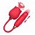 VIBRADOR PONTO G E CLITÓRIS - VAI E VEM  - SUCÇÃO - COR VERMELHO - Imagem 2