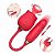 VIBRADOR PONTO G E CLITÓRIS - VAI E VEM  - SUCÇÃO - COR VERMELHO - Imagem 3