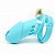 CINTO DE CASTIDADE EM SILICONE - COM CADEADO - 10,0 x 3,8 CM - Imagem 3