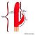 VIBRADOR RABBIT - 10 MODOS VIBRAÇÃO - RECARGA USB - COR VERMELHO - Imagem 4