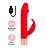 VIBRADOR RABBIT - 10 MODOS VIBRAÇÃO - RECARGA USB - COR VERMELHO - Imagem 1