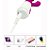 VIBRADOR G-SPOT COM ESTIMULADOR DE CLITÓRIS - COR ROXA - Imagem 3