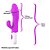 VIBRADOR G-SPOT COM ESTIMULADOR DE CLITÓRIS - COR ROSA - Imagem 2