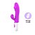 VIBRADOR G-SPOT COM ESTIMULADOR DE CLITÓRIS - COR ROSA - Imagem 1