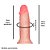 PRÓTESE DUPLA CAMADA COM VENTOSA - SEM VIBRO - 17CM - Imagem 5