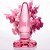 PLUG 12 X 3,5CM GEL TRANSPARENTE COR ROSA - Imagem 1