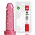 PROTESE TRANSLUCIDO COMPACATO EM GEL ROSA - 14,5 X 4CM - Imagem 2