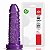PROTESE TRANSLUCIDO COMPACATO EM GEL ROXA - 14,5 X 4CM - Imagem 2