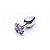 PLUG METAL LUST FLOWER DIAMOND PRATA - Imagem 1