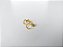 Brinco Circulo Vazado minimalista Banhado em Ouro 18k - Imagem 2