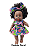 Boneca Negra Baby Aneesa Carrinho - Imagem 5