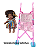 Boneca Negra Baby Aneesa Carrinho - Imagem 8