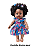 Boneca Negra Baby Aneesa Carrinho - Imagem 3