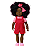 Boneca negra Becca - Imagem 2