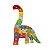 Quebra Cabeça Alfabeto e Números Dinossauro - Imagem 3