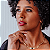 Colar com strass preto e transparente - Imagem 1
