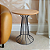 Mesa Lateral Baixa SINGAPURA Preta Cinamomo Natural - Imagem 6