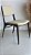 2 Cadeiras de Jantar de Aço Confortável Design Industrial IRIDIUM Pretas e Couro Sherwood Ivory - Imagem 4