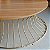 Mesa de Centro Dourada e Madeira Cinamomo Natural Redonda 70 cm para Sala SINGAPURA - Imagem 5