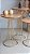 Mesa Cabeceira Lateral 70 cm SINGAPURA Dourada Madeira Cinamomo Natural - Imagem 6