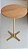 Mesa Lateral Redonda Alta FLAT Dourada Cinamomo Natural - Imagem 3
