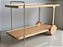 Carrinho Bar Madeira e Dourado 120 cm IRIDIUM Cinamomo Natural Design Moderno - Imagem 6