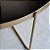 Mesa de Centro Redonda 70 cm Dourada com Espelho Bronze TRÍADE - Imagem 2