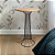 Mesa Cabeceira Lateral 70 cm Super Alta SINGAPURA Preta Madeira de Cinamomo Natural Design - Imagem 6