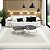 Mesa de Centro Redonda 80 cm Preta Vidro Mármore Preto SINGAPURA 64 Hastes Design Assinado - Imagem 5