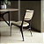 Kit 2 Cadeiras de Jantar Design Industrial em Aço IRIDIUM Marrom Corten e Couro Sherwood Ivory - Imagem 1