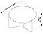Mesa de Centro para Sala Redonda 70 cm TRÍADE Dourado e Vidro Branco Off-White - Imagem 6