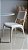 Kit 2 Cadeiras de Jantar Design Industrial em Aço IRIDIUM Prata Champagne e Tecido Boucle Branco - Imagem 4