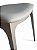 Kit 2 Cadeiras de Jantar IRIDIUM Couro Legítimo Pérola Aço Champagne Design Fabiano Adam - Imagem 8