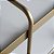 Carrinho de Bar IRIDIUM 90 cm Dourado Fosco e Branco Laqueado Versátil - Imagem 6