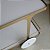 Carrinho de Bar IRIDIUM 90 cm Dourado Fosco e Branco Laqueado Versátil - Imagem 10